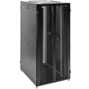 Armario rack 19" de pie 42U 800x1200x2000mm puerta perforada MobiRack DIY desmontado negro