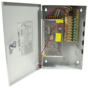 Fuente de alimentación centralizada de 9 puertos de 12VDC 15A