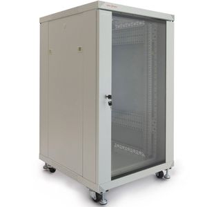 Armario rack 19" de pie 20U 600x600x1000mm blanco MobiRack DIY desmontado