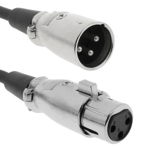 Cable DMX DMX512 XLR 3pin macho a XLR 3pin hembra 40m