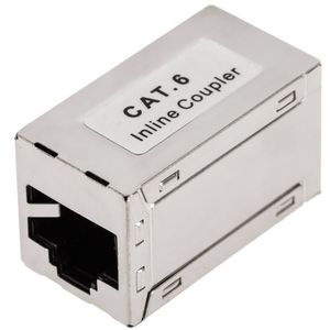 Acoplador Keystone RJ45 hembra a hembra Cat. 6 FTP pack de 6 unidades