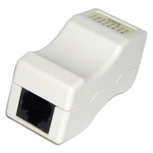 Acoplador empalme de cable UTP categoría 6 RJ45 hembra a RJ45 hembra
