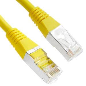 Cable FTP categoría 6 amarillo 1m