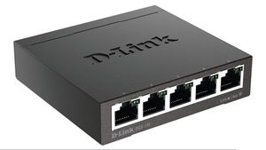 Switch D-Link para oficina Gigabit 10/100/1000 Mbps metálico - 5