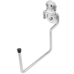 Gancho de pared multiusos de acero zincado de 150 mm