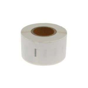 Rollo bobina de 130 etiquetas adhesivas compatibles con Dymo S0722370 y Dymo 99010 28x89mm