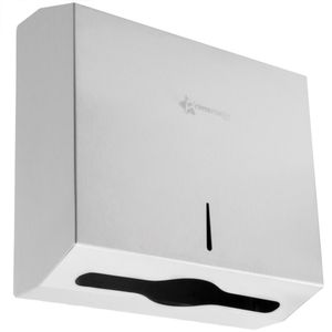 Dispensador de toallas de papel para baño en acero inoxidable