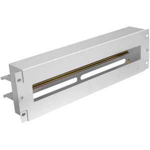 Panel de distribución eléctrica 3U de 19" DIN TS-35 AK-VDP103-S blanco