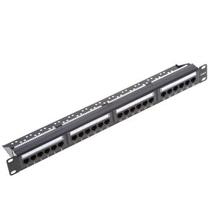 Patch panel 24 x RJ45 UTP cat.6 1Gb Ethernet