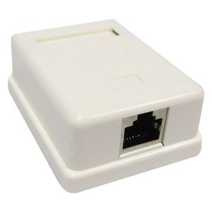 Caja de superficie de 1 RJ45 Cat.5e FTP