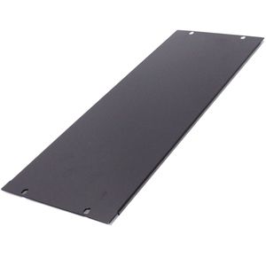 Panel ciego de 4U para armario rack 19" Tapa negra