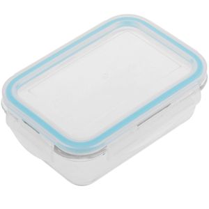 Recipiente rectangular para alimentos hermético de cristal de 330 ml