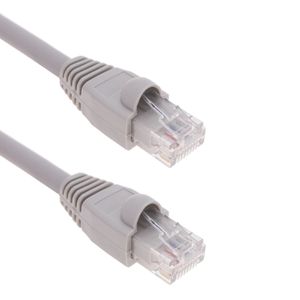 Cable de red ethernet RJ45 LSHF UTP Cat.6 gris 20 m