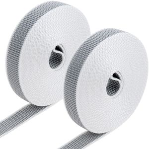Pack de 2 unidades cinta para persiana de nailon mini G-8 gris de 22mm x 6m