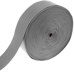 Rodapié flexible autoadhesivo 19 x 19 mm. Longitud 25 m gris