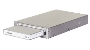 Caja 2.5" SATA HDD USB 2.0 con adaptador a bahía 3.5" Blanca
