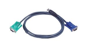 Cable de KVM VGA USB M/M