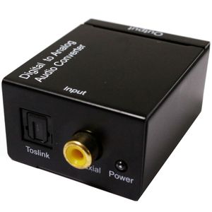 Conversor de audio digital a analógico toslink coaxial RCA