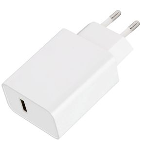 Fuente de alimentación 220VAC a USB tipo A hembra 5VDC 2.1A 10W blanco