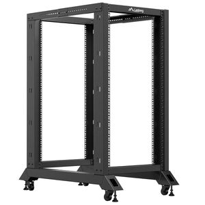 Armario Rack abierto 19" 22U F1000 600x1000x1229mm desmontado DIY negro Lanberg