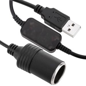 Inversor conversor de USB 5v a mechero de coche 12v