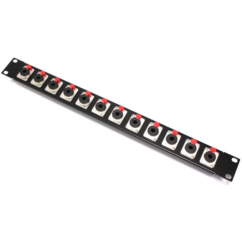 Patch panel audio rack