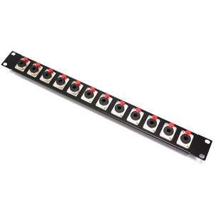 Patch panel rack19 12-port jack6.3mm-hembra 1U