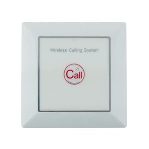 Pulsador emisor transmisor para sistema de llamada inalámbrico de pared 500m 1 tecla