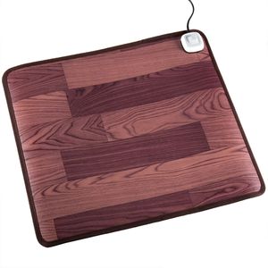 Alfombra térmica con calefacción para suelo y pies de 55 x 49 cm 100W color roble