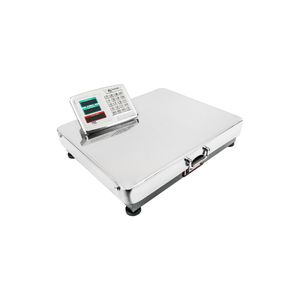Báscula portátil de acero inoxidable 600 Kg de 62x52 cm