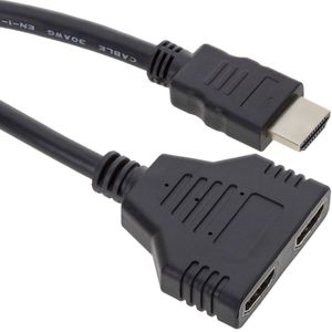 Cable duplicador pasivo de 1 HDMI a 2 HDMI