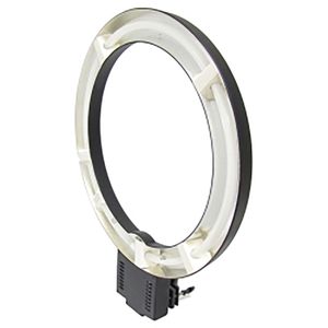 Lámpara anular de 48 cm con soporte a mástil