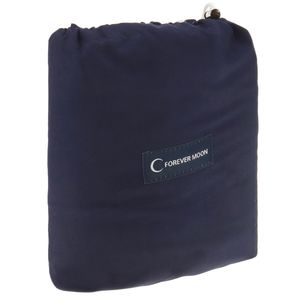 Saco de dormir de viaje 115 x 210 cm microfibra azul