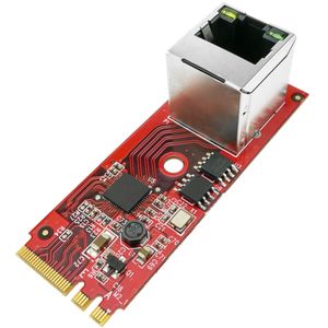 Módulo Fast PCIe M.2 NGFF (clave A-E) a GigaLAN 1000Base-T Ethernet