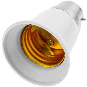 Adaptador rosca de bombilla B22 a E27