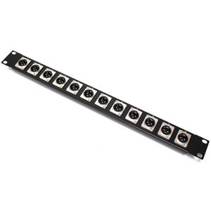 Patch panel audio rack