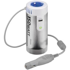 Inversor eléctrico onda modificada 12 VDC a 220 VAC de 150W y USB