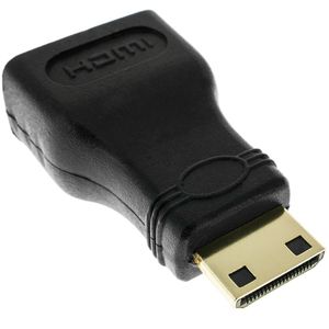 Adaptador HDMI de HDMI tipo A hembra a mini HDMI tipo C macho