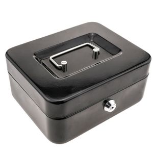 Caja fuerte portátil para dinero caudales billetes y monedas 198 x 158 x 88 mm
